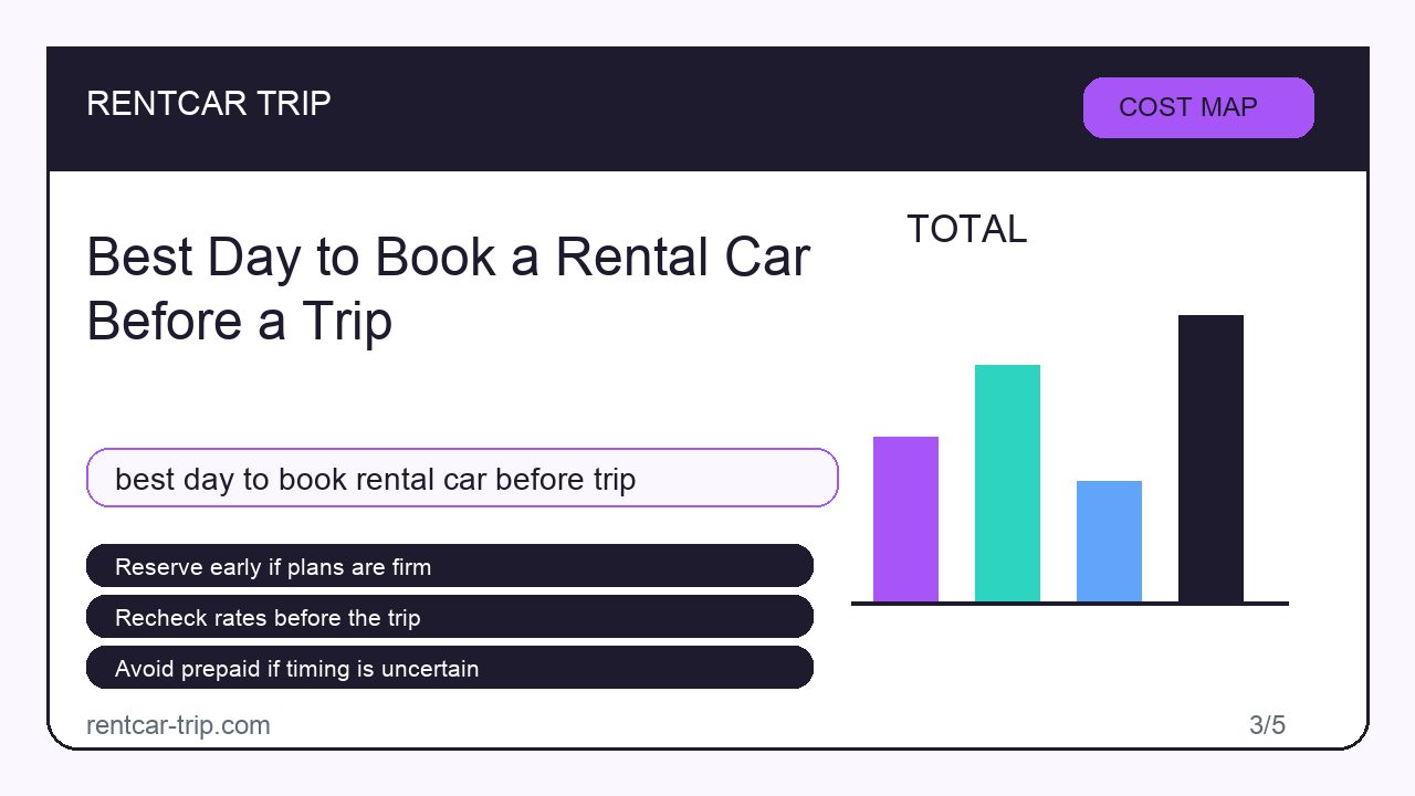 Rental car cost map showing fees beyond the daily rate