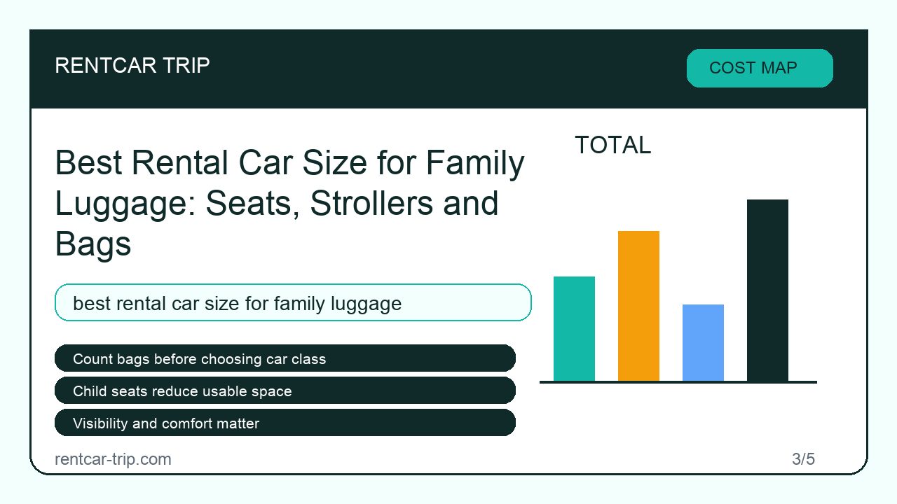 Best Rental Car Size for Family Luggage: Seats, Strollers and Bags - Cost Map image
