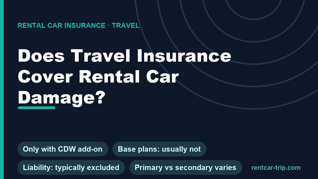 Does Travel Insurance Cover Rental Car Damage? guide hero image