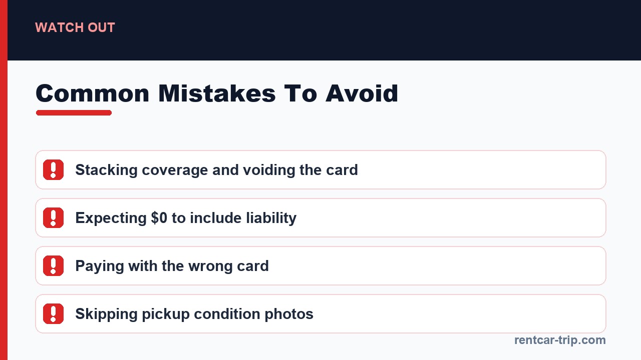 Mistakes to avoid with rental deductibles