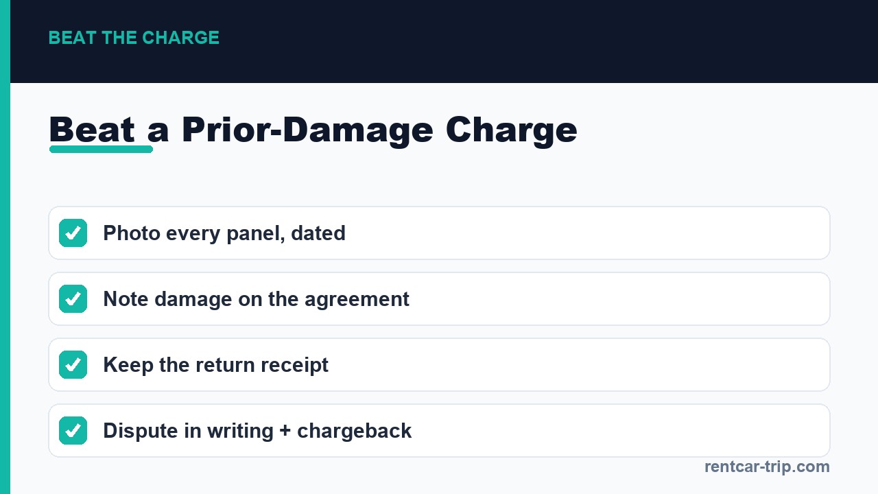 Beat a prior-damage charge