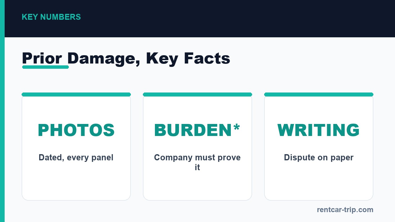 Prior damage key facts