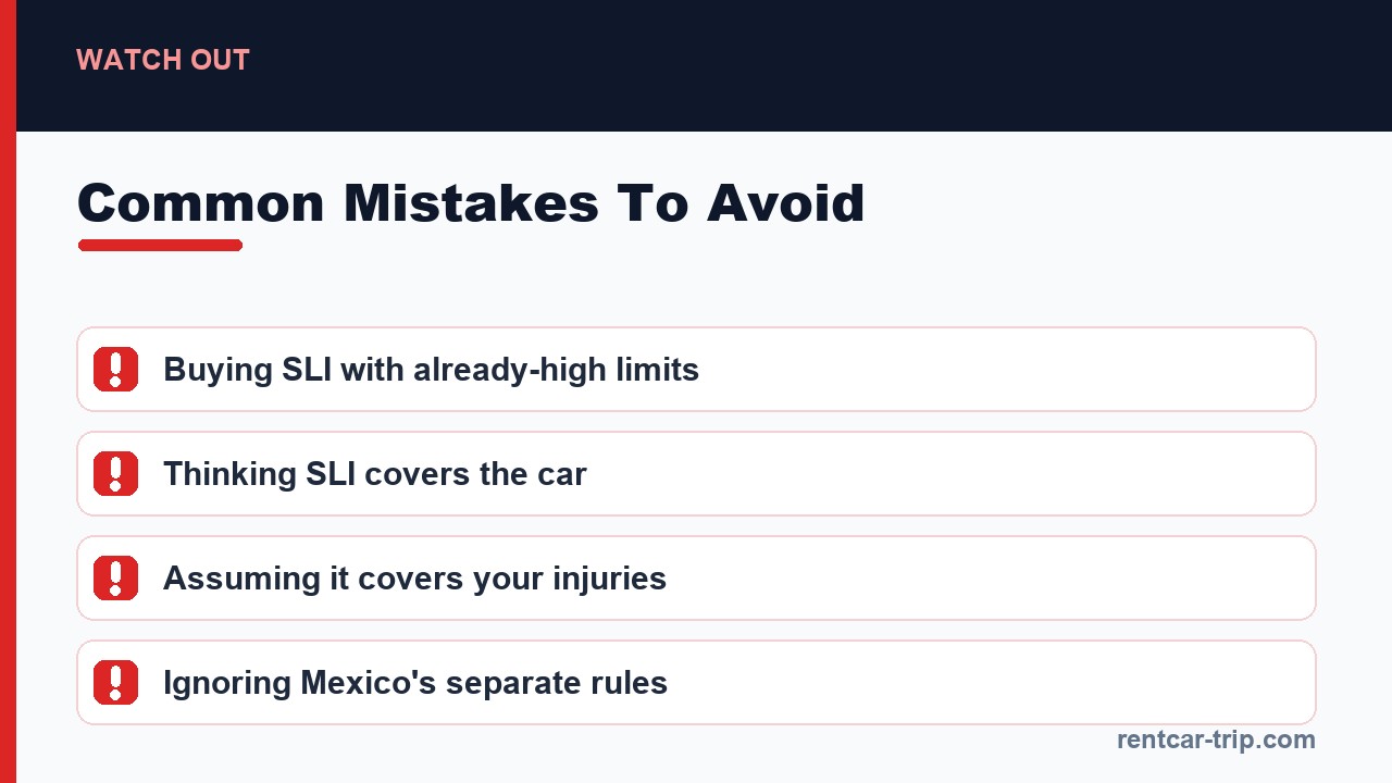 Mistakes to avoid with SLI