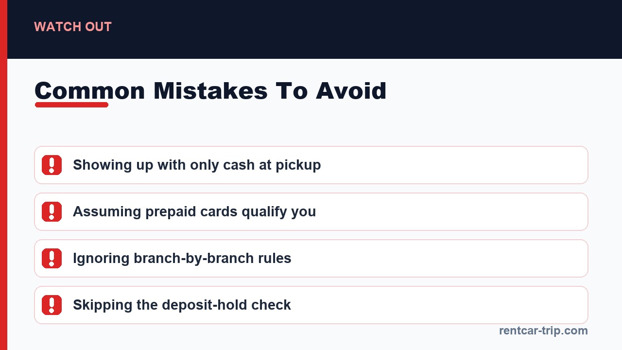 Cash rental mistakes to avoid