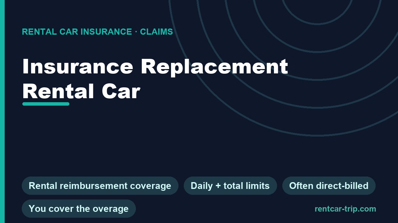 Insurance replacement rental car guide