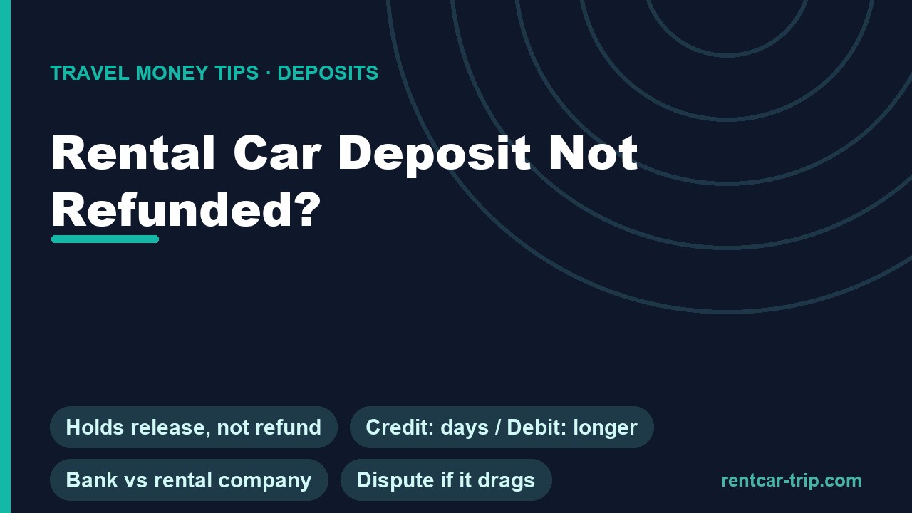 Rental car deposit not refunded guide