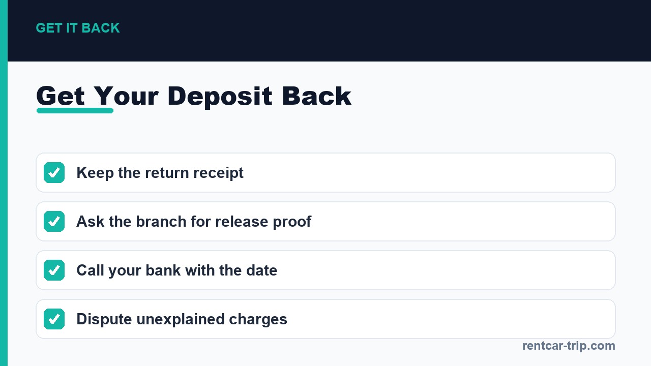 Get your rental deposit back