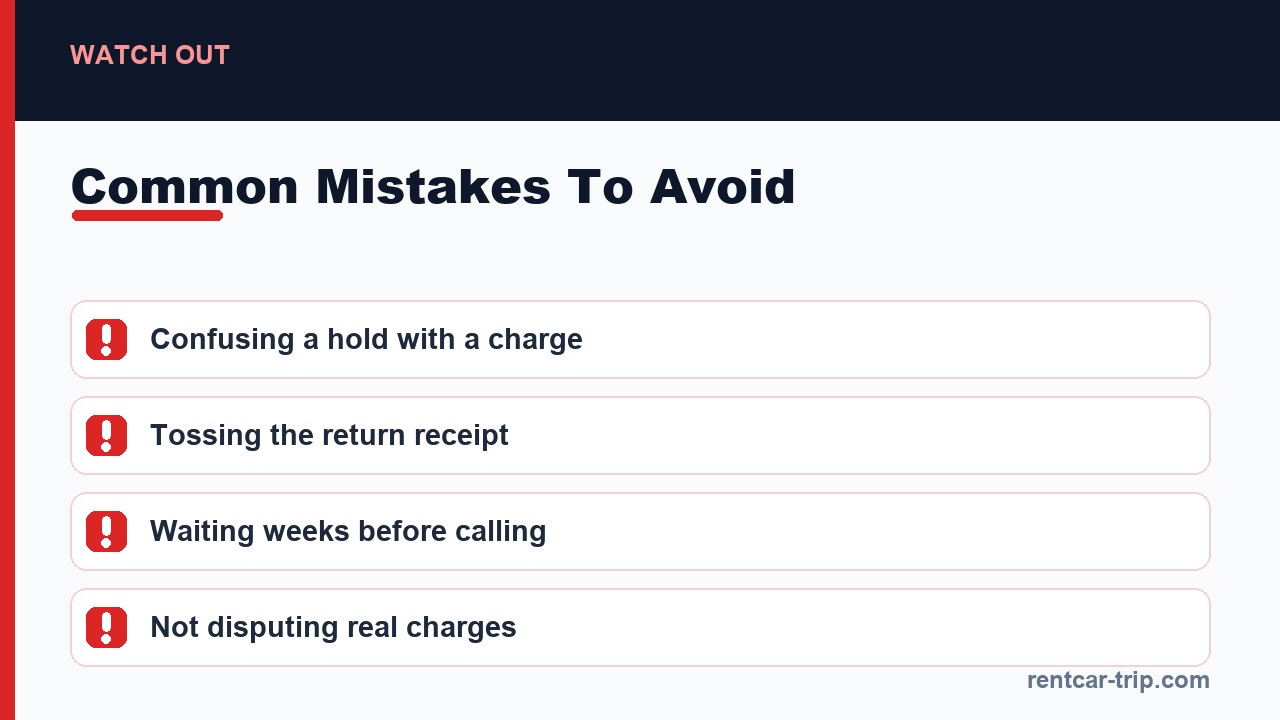 Deposit refund mistakes to avoid