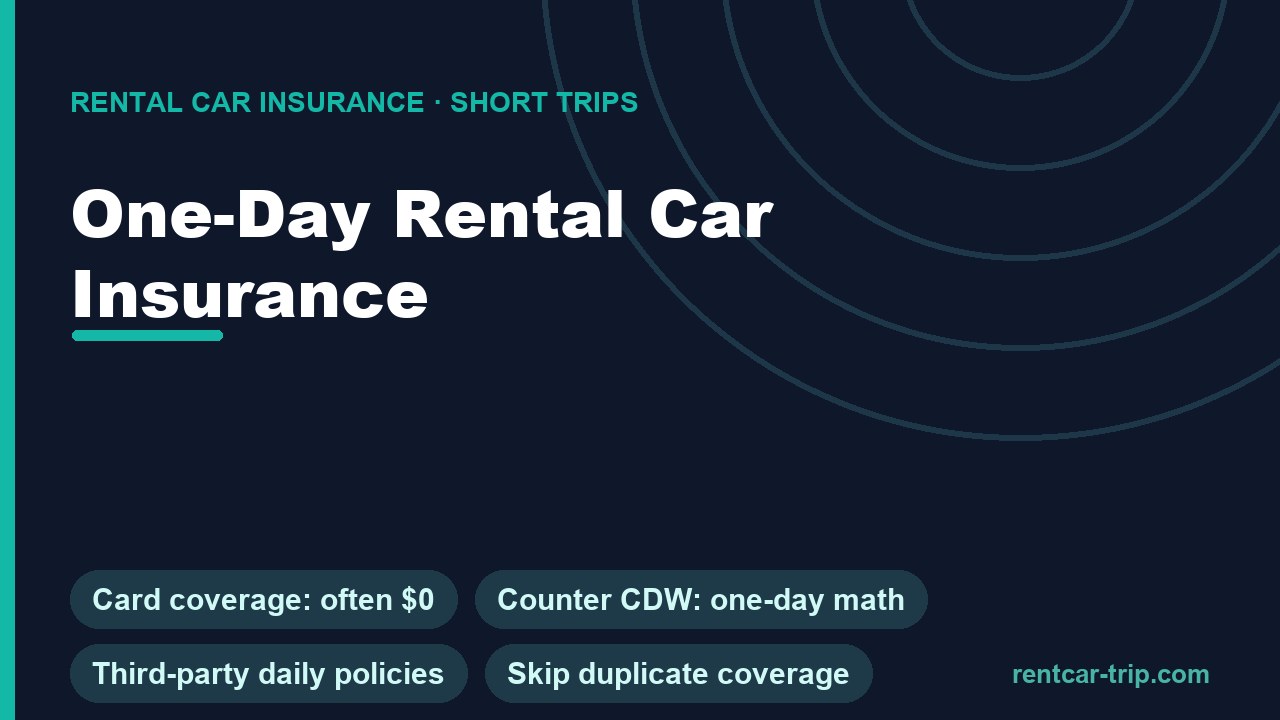 One day rental car insurance options